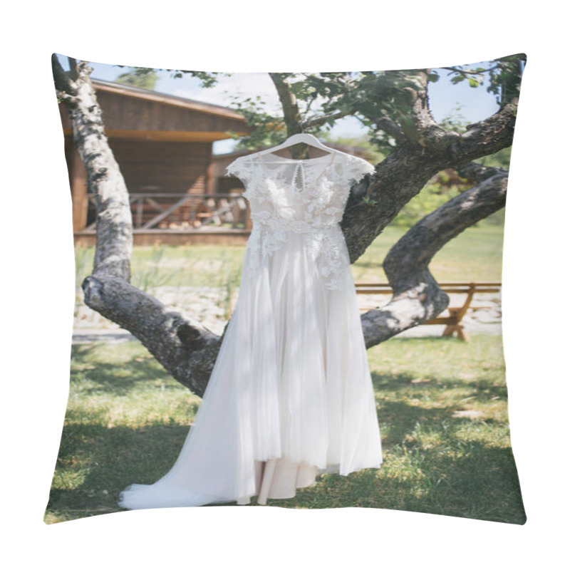 Personality  White Dress Pillow Covers