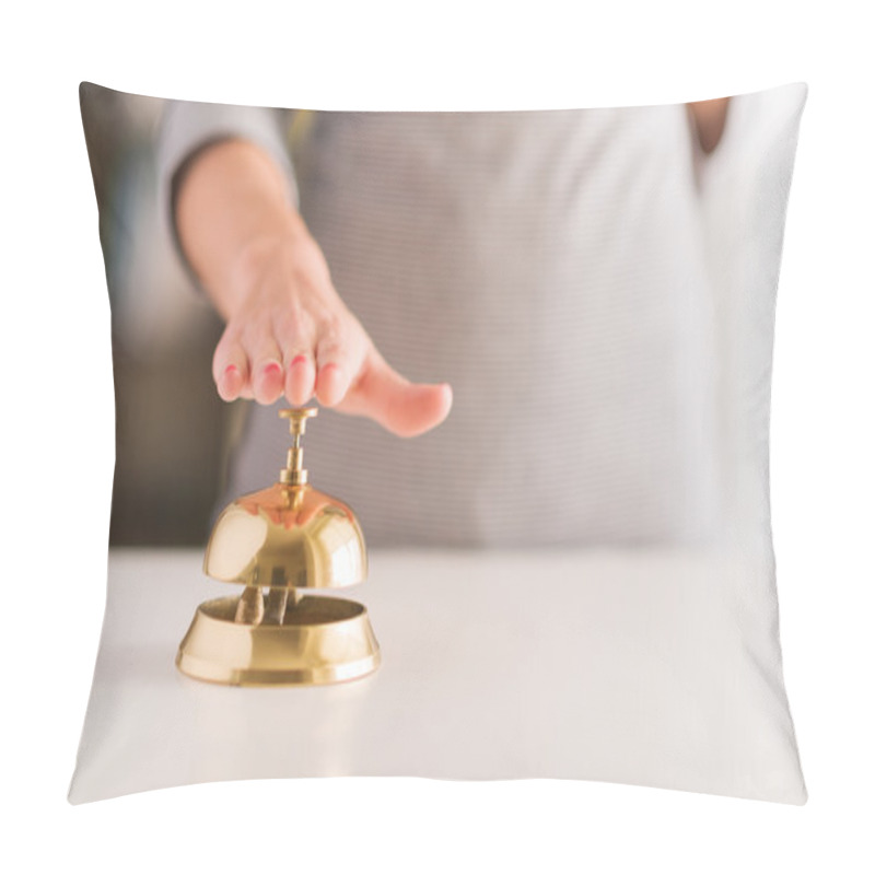 Personality  Woman Ringing Service Bell Pillow Covers