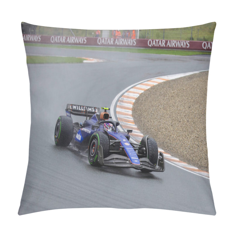 Personality  Dutch GP F1 2024 On August 24 2024 At Zandvoort, Netherlands - Formula 1 Logan Sargeant Driver For Williams Pillow Covers