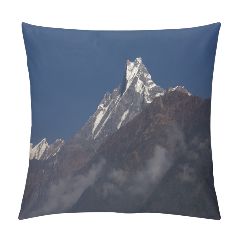 Personality  Machhapuchchhre Mountain - Fish Tail In English Is A Mountain In The Annapurna Himalya, Nepal Pillow Covers