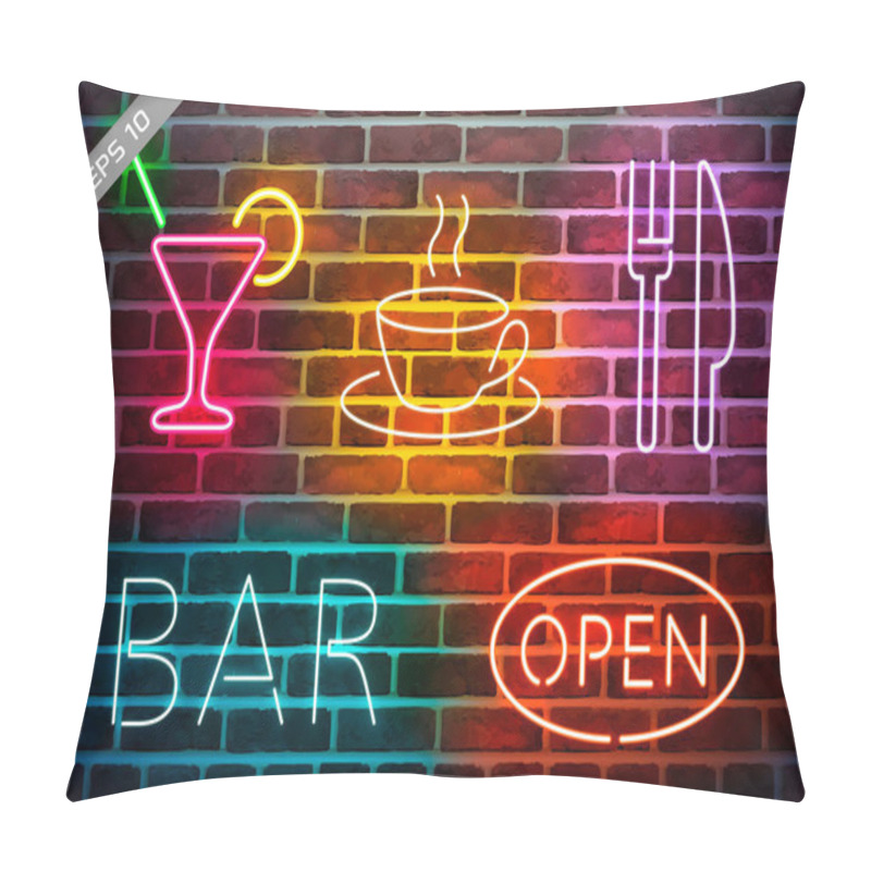 Personality  Urban Neon Signs Pillow Covers