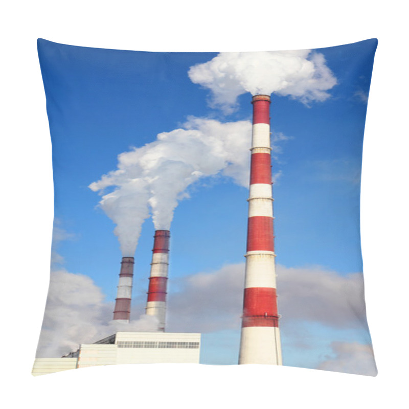 Personality  Smoking Pipes Of Thermal Power Station Pillow Covers