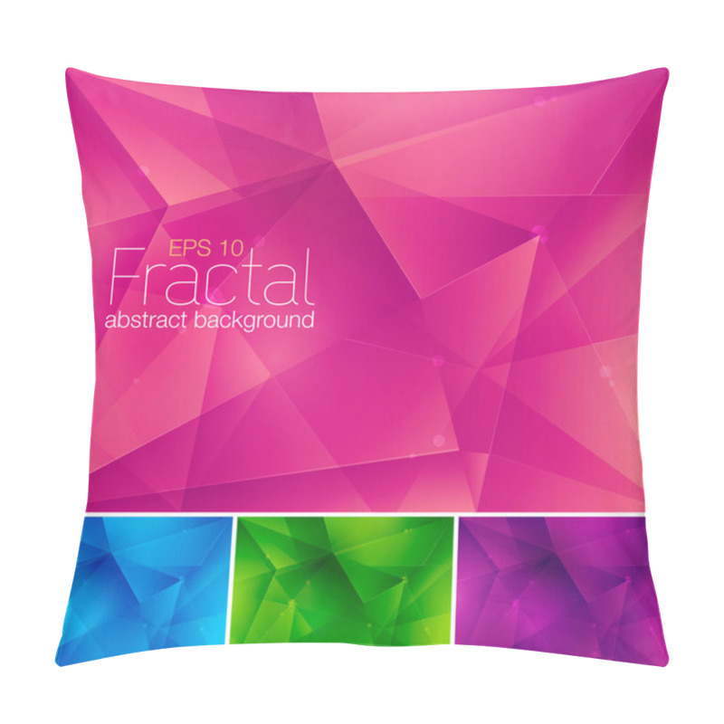 Personality  Fractal Abstract Background Pillow Covers