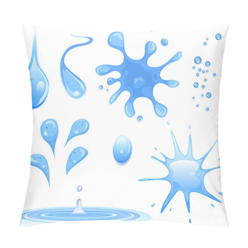 Personality  Water Drops And Splashes Set Pillow Covers