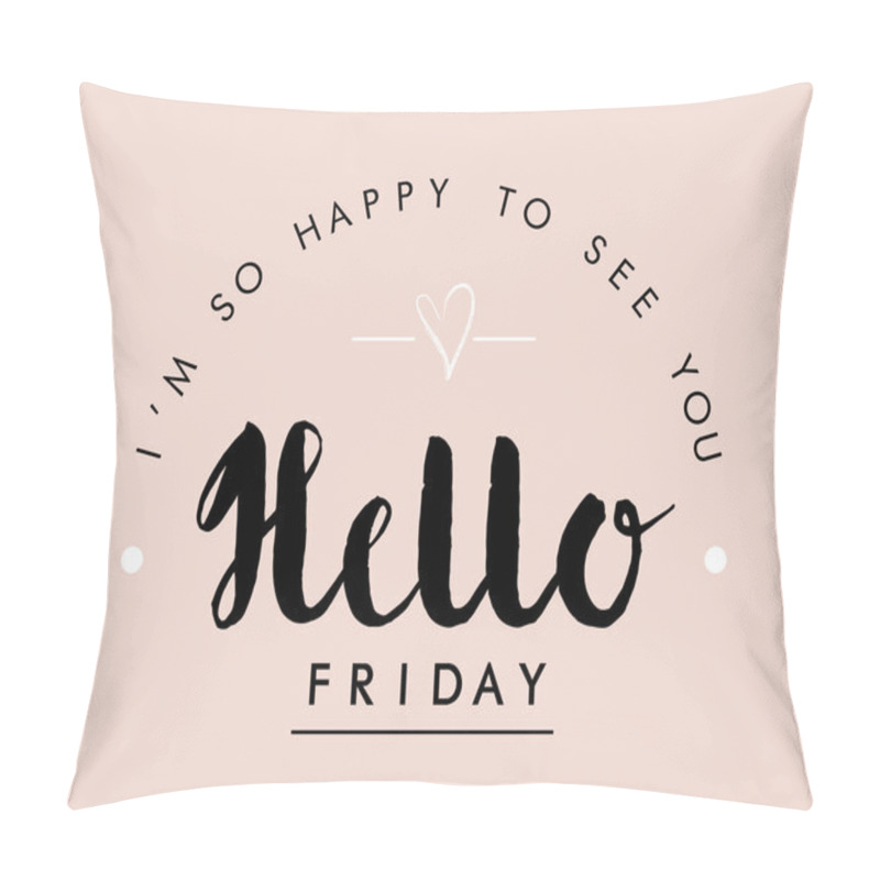 Personality  Slogan Print ''Hello Friday'' Pillow Covers