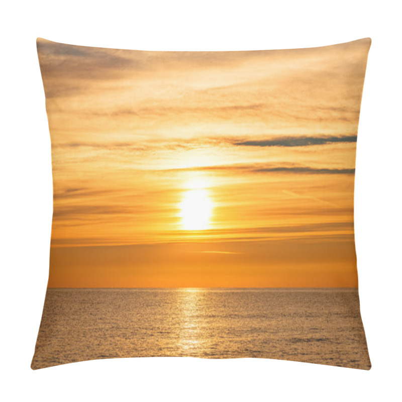 Personality  Sunrise Sky With Lighted Clouds Pillow Covers