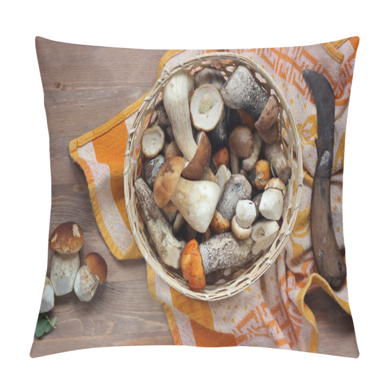 Personality  A Still Life With Mushrooms. Pillow Covers