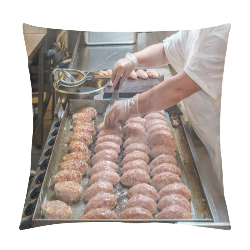 Personality  Cooking meat patties pillow covers