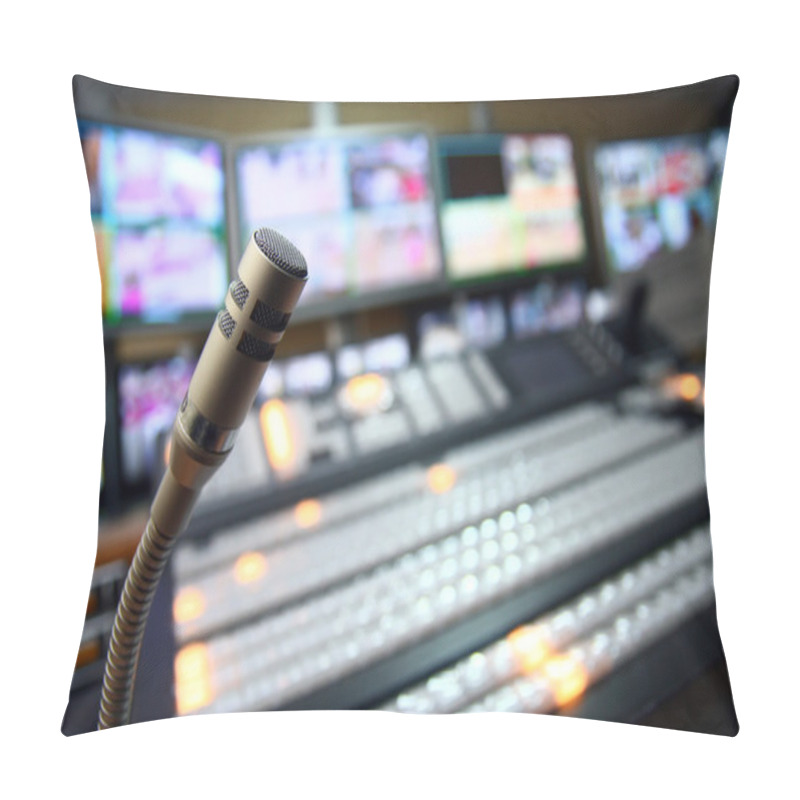 Personality  TV Studio Microphone Pillow Covers