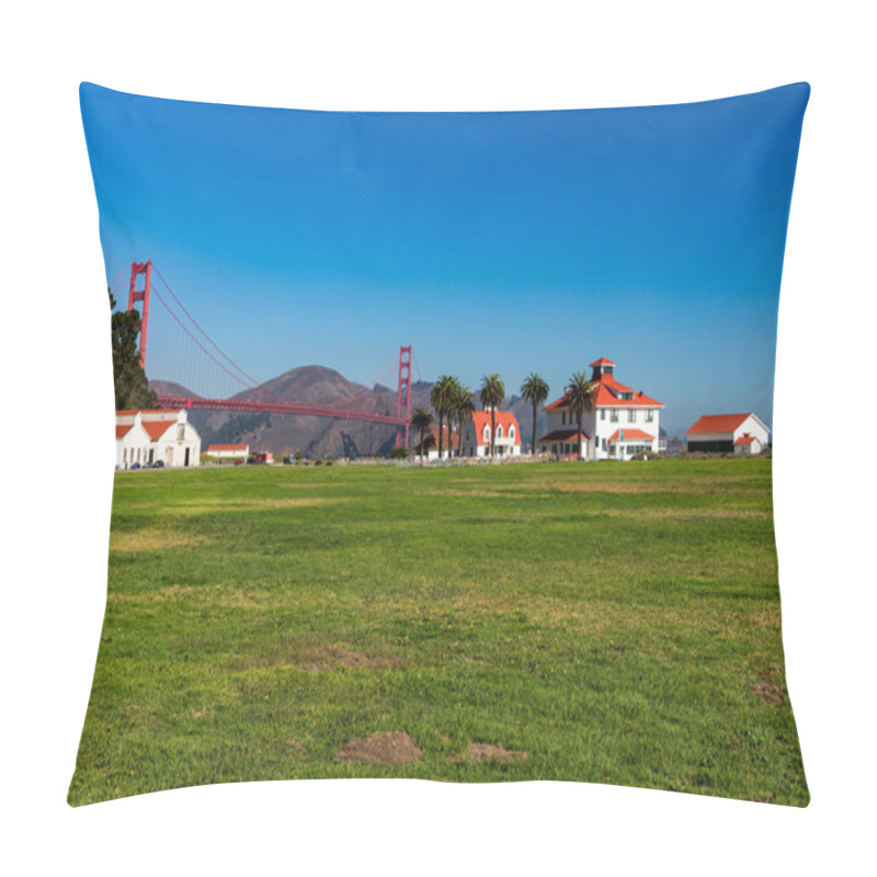 Personality  View To The Golden Gate Bridge Pillow Covers