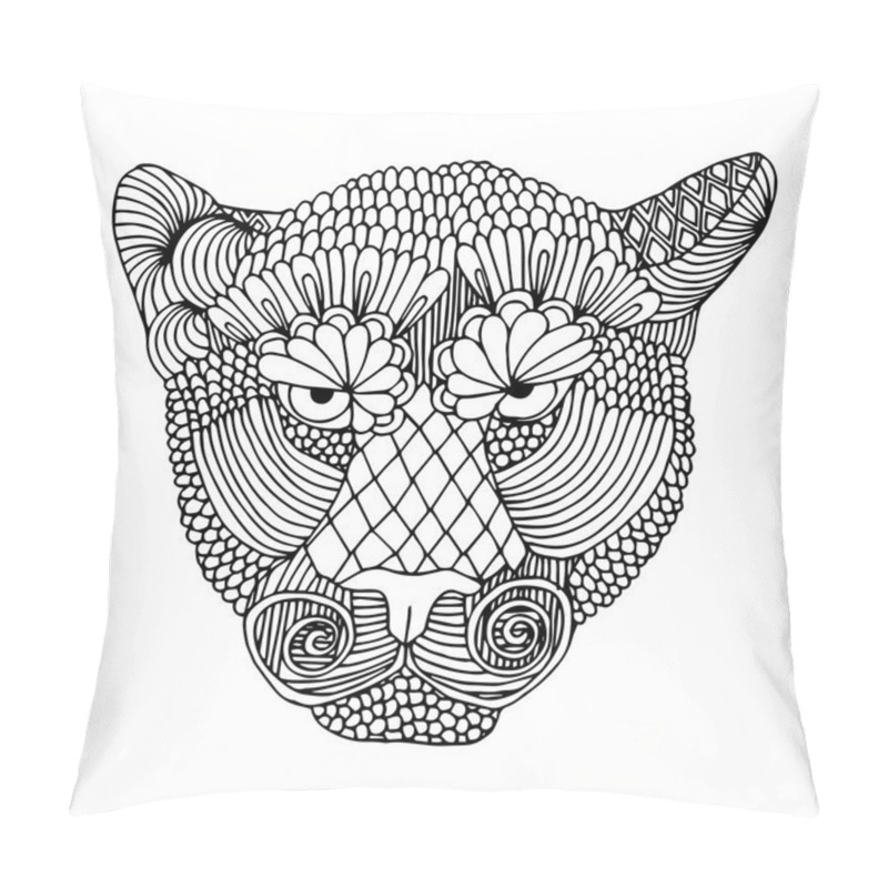 Personality  Tiger Illustration Pillow Covers