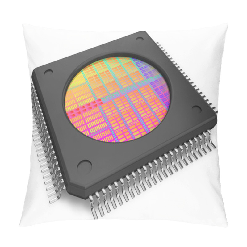 Personality  Microchip With Visible Die Pillow Covers