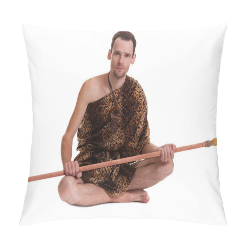 Personality  Siting Savage Hunter Pillow Covers