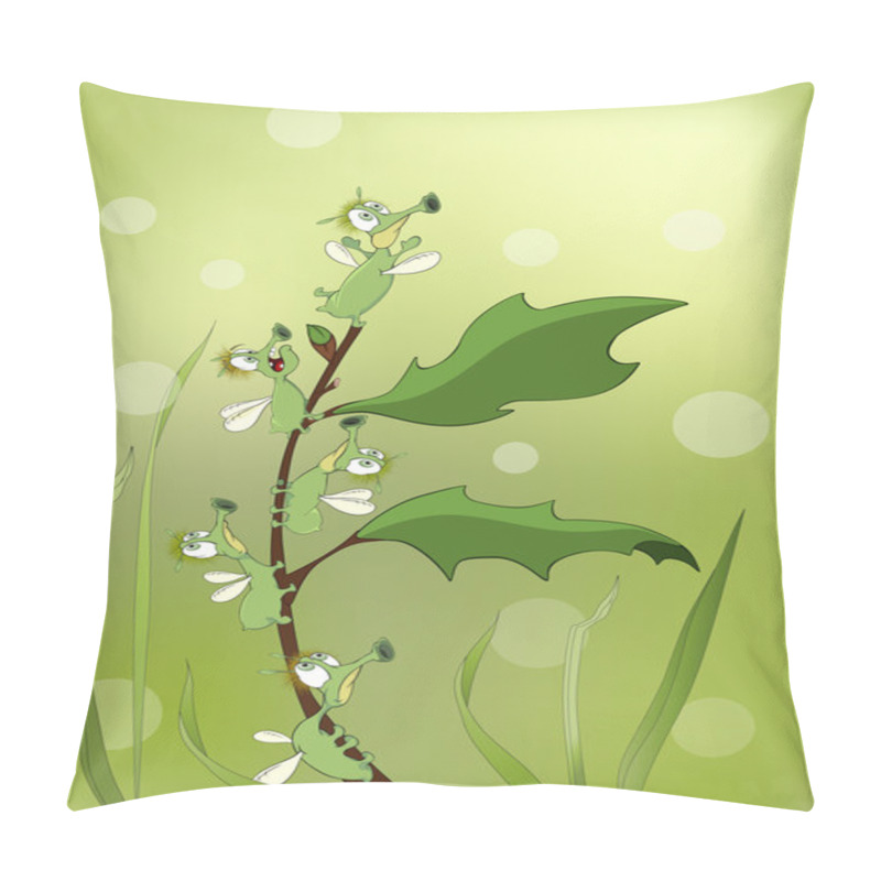 Personality  Cute Cartoon Bugs Pillow Covers