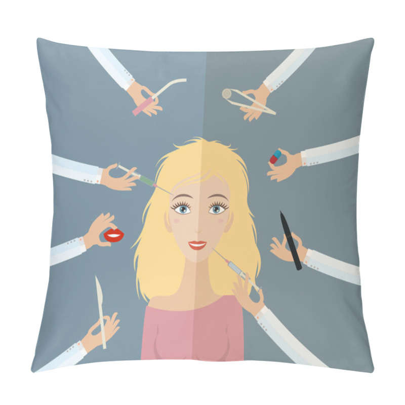 Personality  Healthcare, Beauty And Medicine Concept Pillow Covers