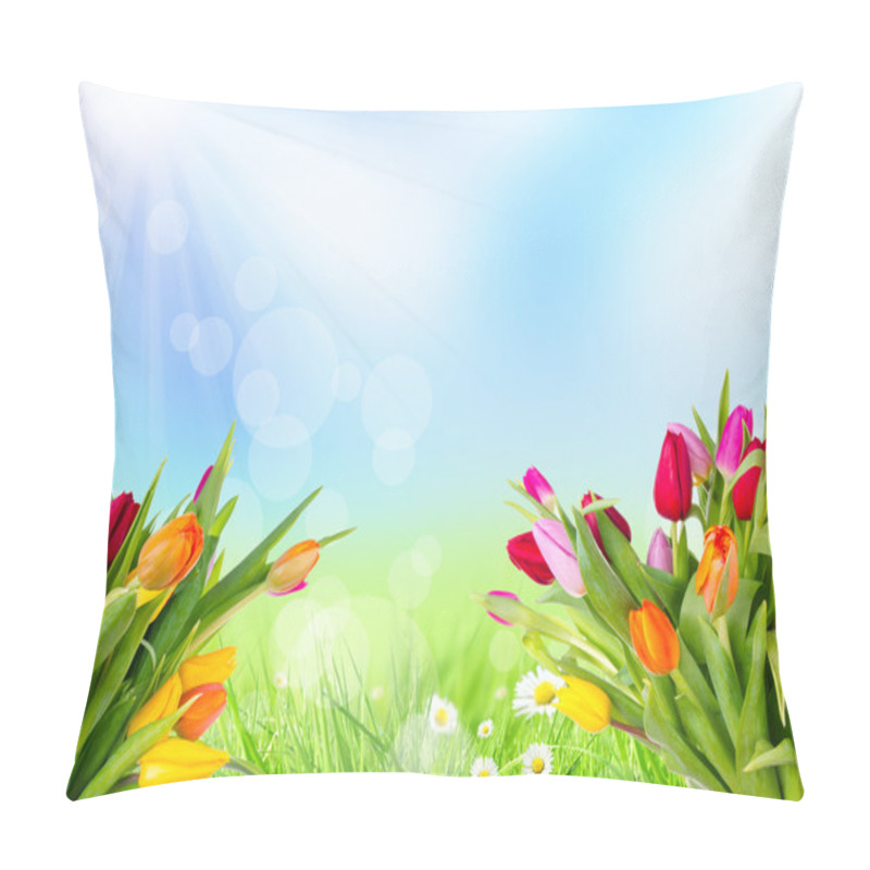 Personality  Spring Flowers Pillow Covers