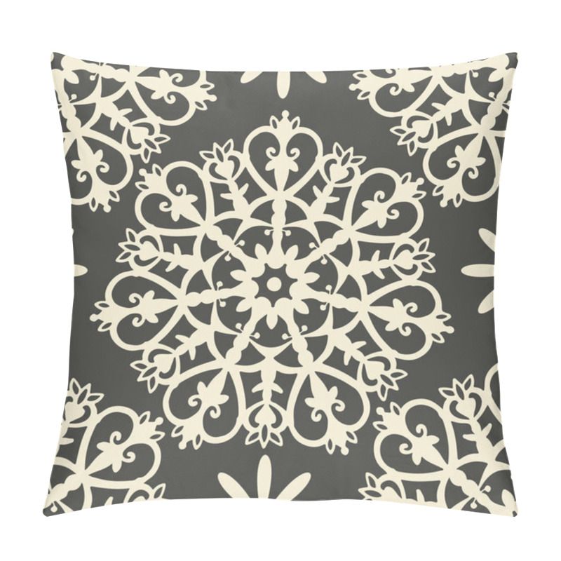 Personality   Circles In The Style Of A Mandala. Pillow Covers