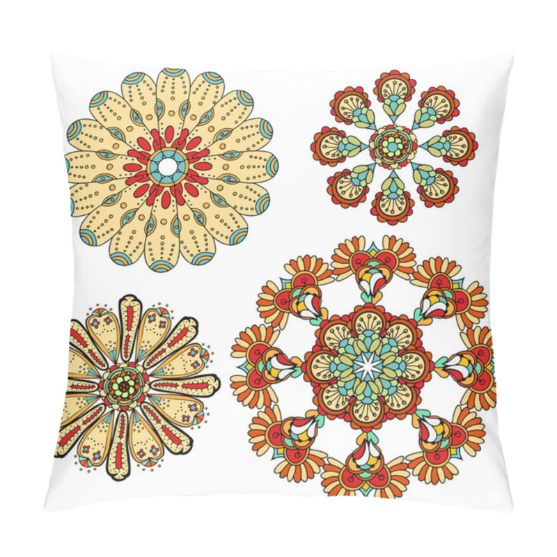 Personality  Monochrome Doodle Flowers Pillow Covers