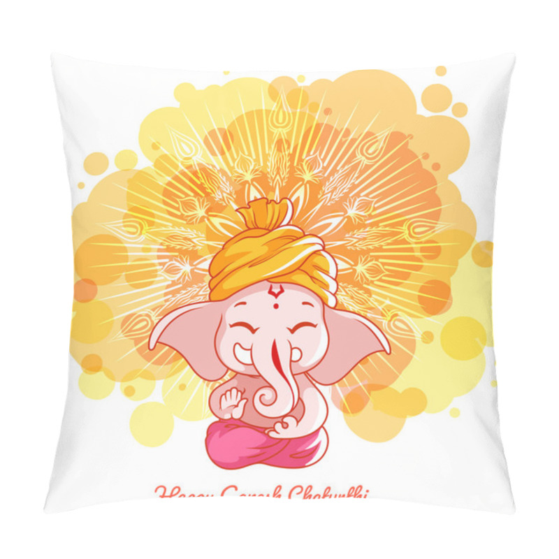 Personality  Greeting Card For Ganesh Birthday. Pillow Covers