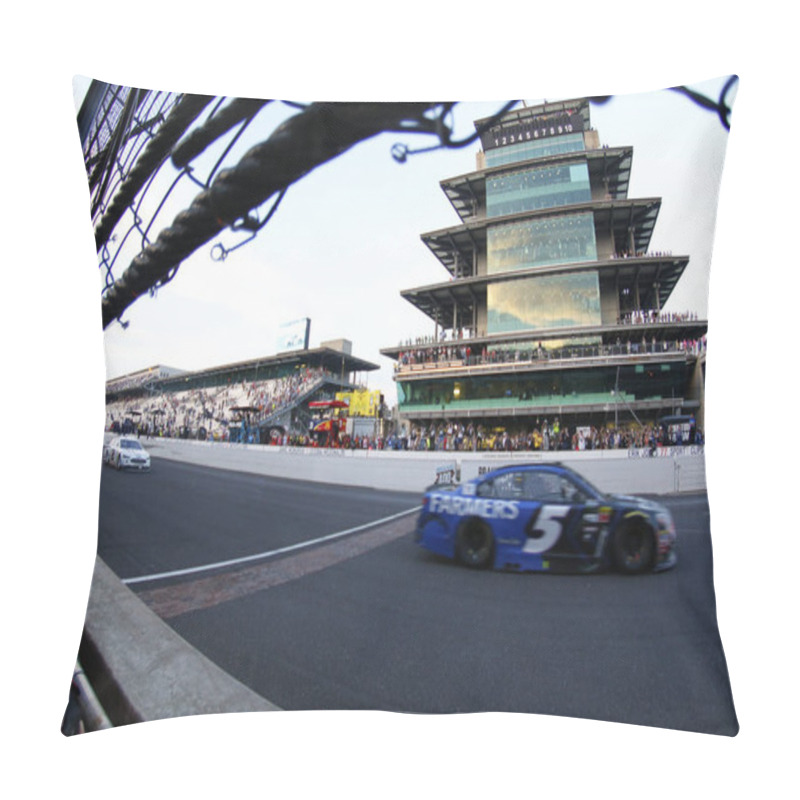 Personality  NASCAR: July 23 Brantley Gilbert Big Machine Brickyard 400 Pillow Covers