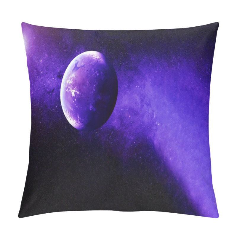 Personality  Exoplanet In Deep Space. Elements Of This Image Were Furnished By NASA. For Any Purpose. Pillow Covers