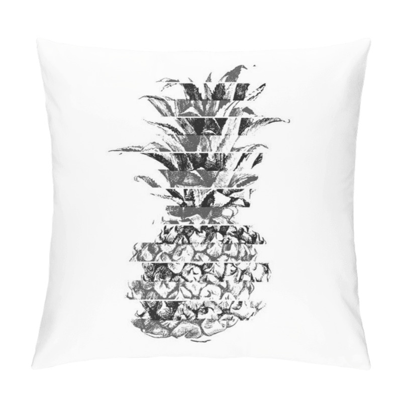 Personality  Modern Illustration Of Pineapple Pillow Covers