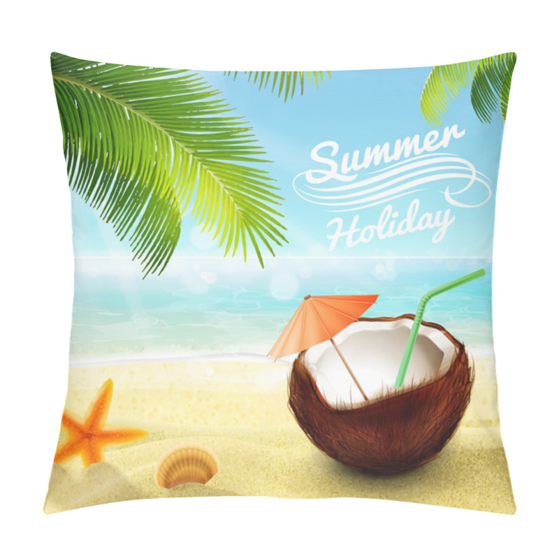 Personality  Summer Beach Relax Pillow Covers