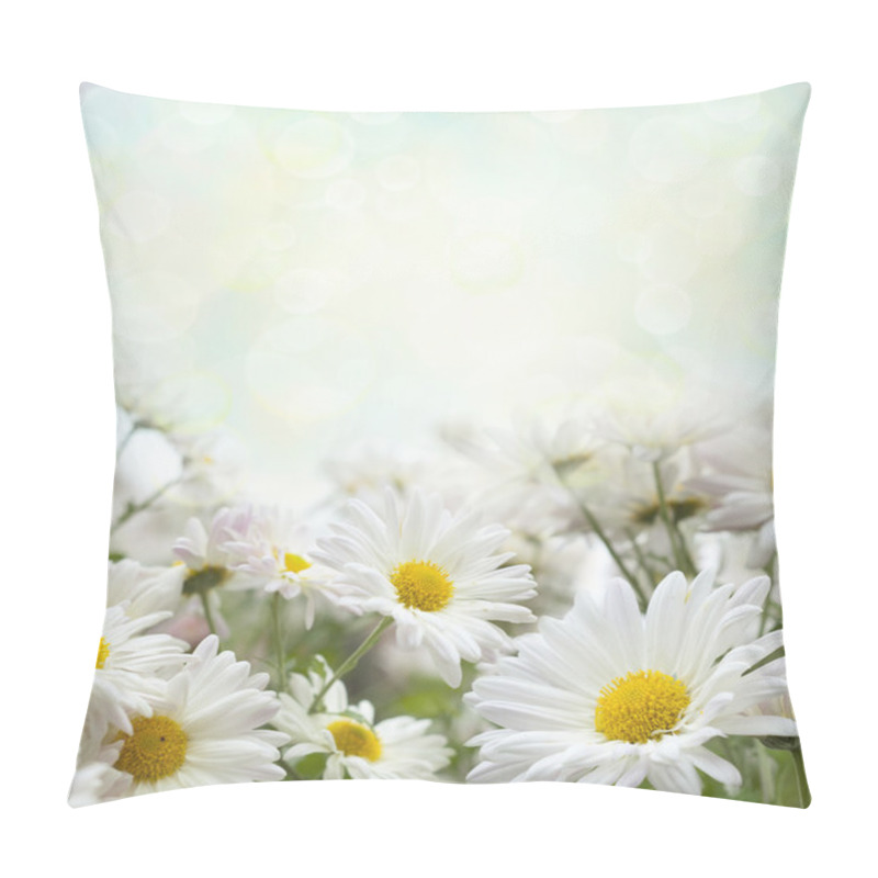 Personality  White Flowers Pillow Covers