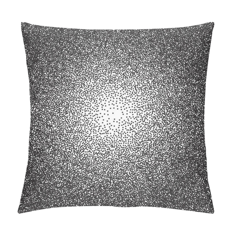 Personality  Grunge Halftone Dots Vector Texture Background Pillow Covers