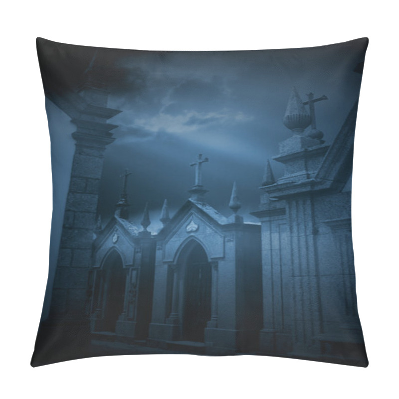 Personality  Mysterious European Cemetery Pillow Covers