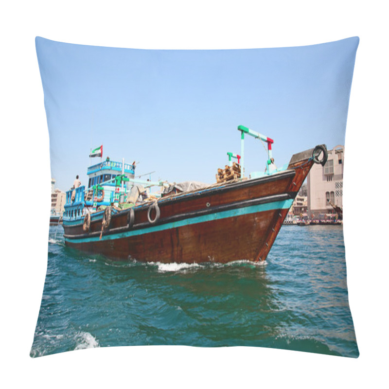 Personality  Traditional Dhow Ferry Boats Pillow Covers