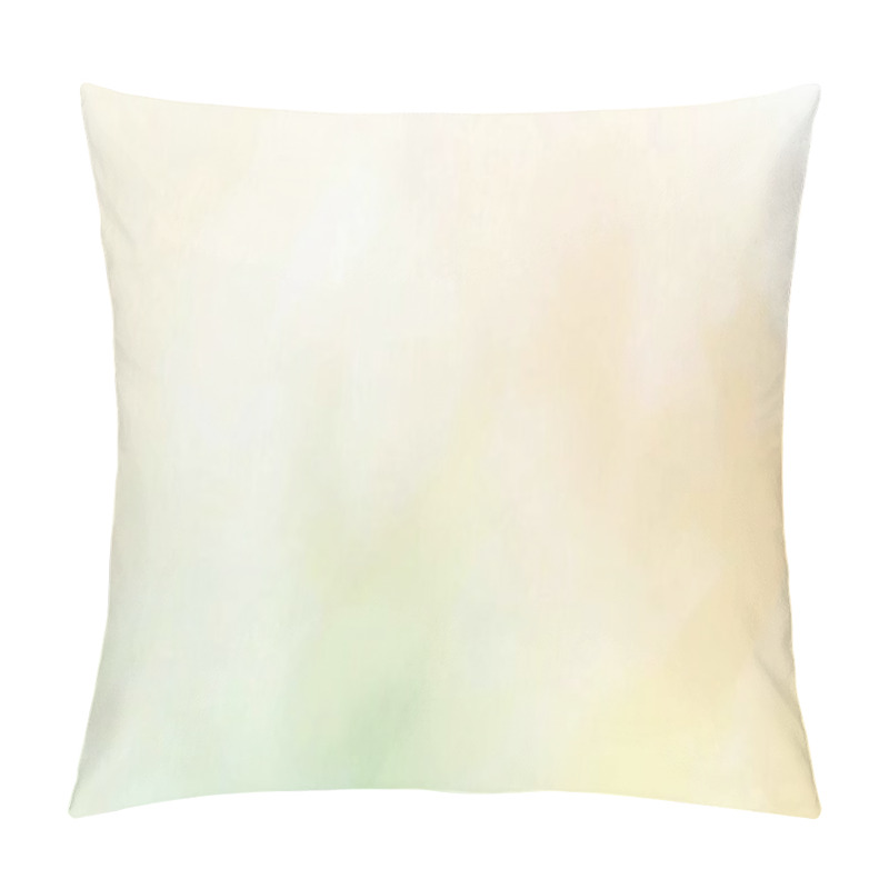 Personality  A Soft Pastel Abstract Background Featuring Blended Shades Of Mint Green, Pale Yellow, And Creamy White. Pillow Covers