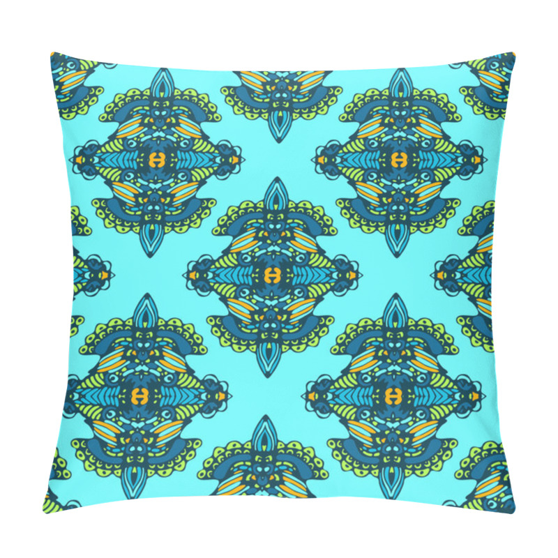 Personality  Vector Seamless Pattern Textile Damask Design Pillow Covers