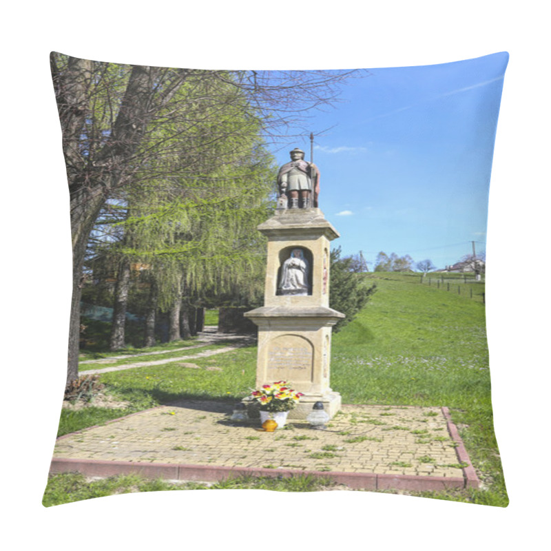 Personality   Roadside Shrine In Kalwaria Zebrzydowska,  Poland. Pillow Covers