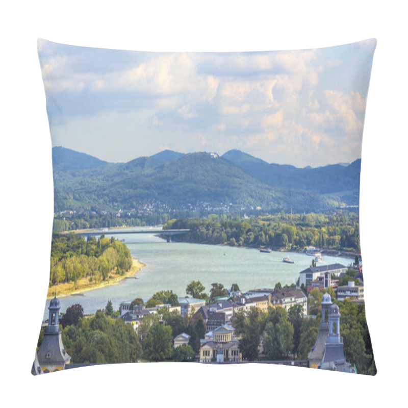 Personality  Aerial Of Bonn, The Former Capital Of Germany Pillow Covers