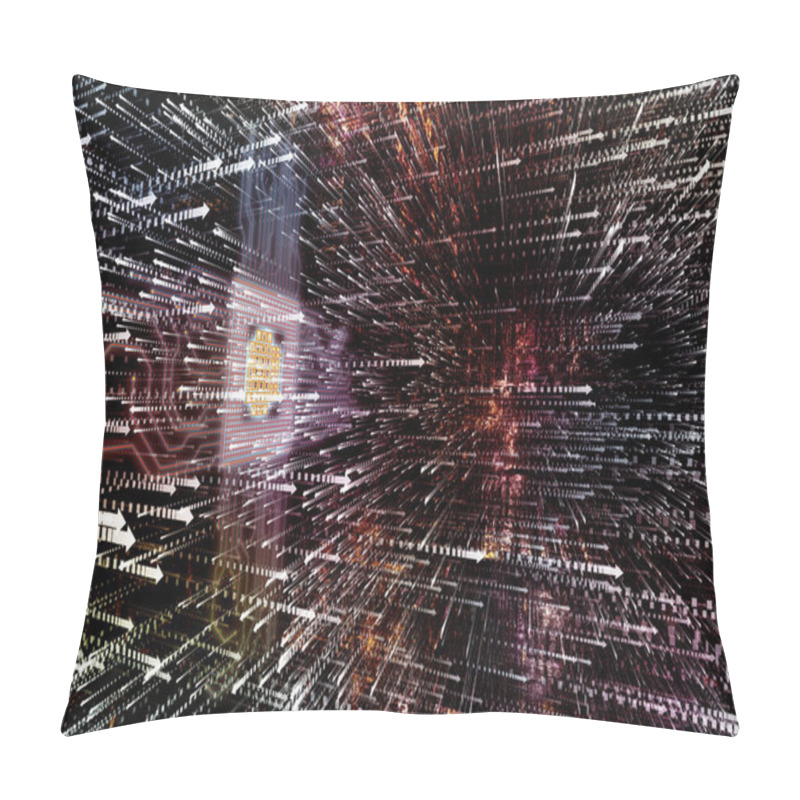 Personality  Vision Of Digital World Pillow Covers