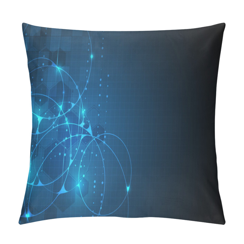 Personality  Digital Science And Technology Concept Background Pillow Covers