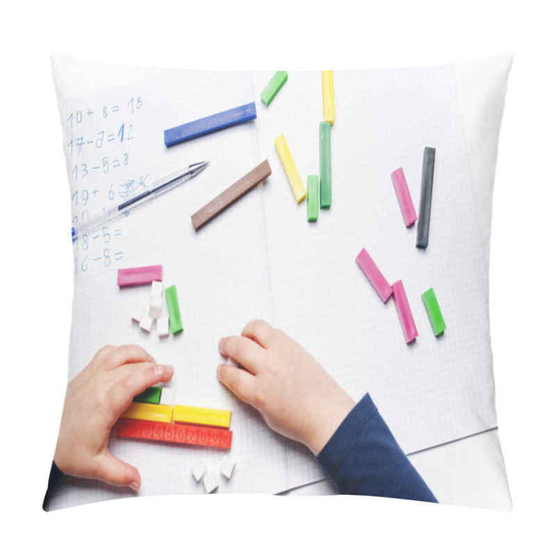 Personality  Elementary School: Arithmetic Exercises Pillow Covers