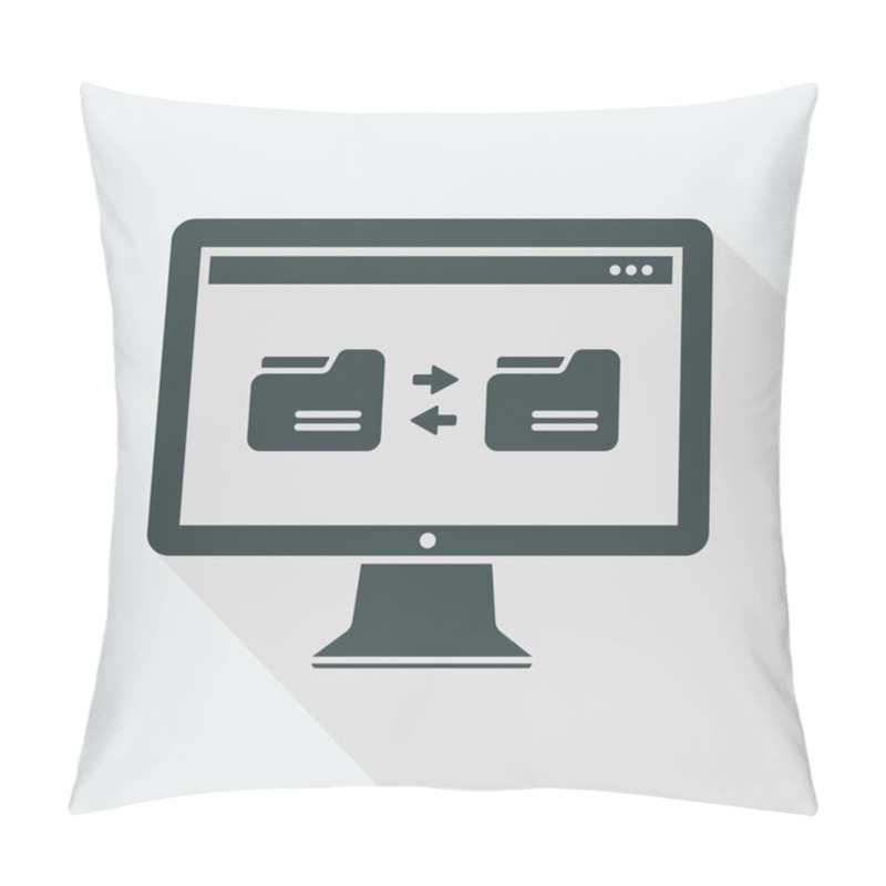 Personality  Folder Transfer  Icon Pillow Covers