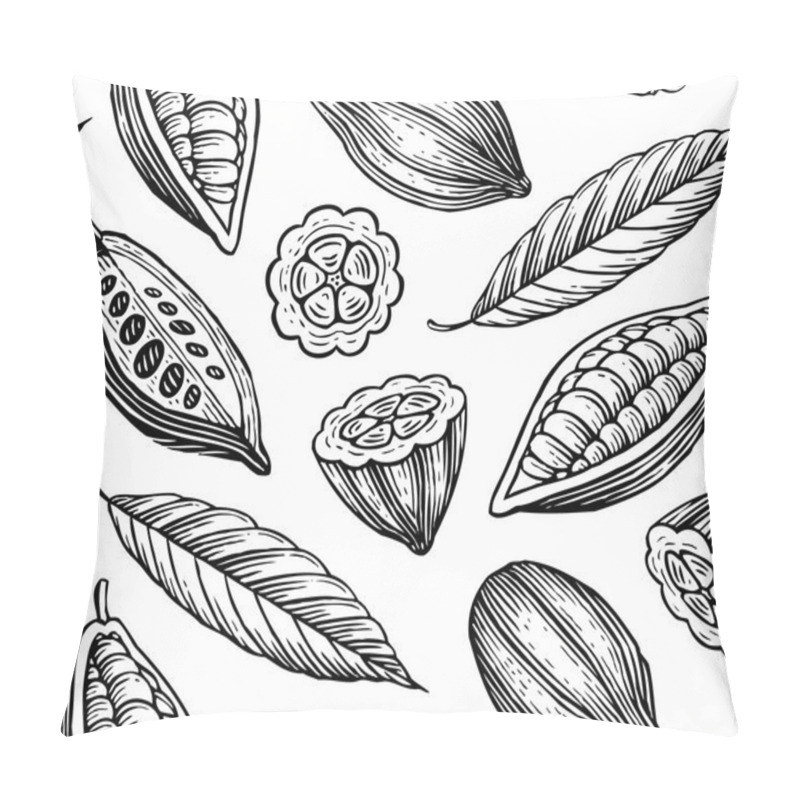 Personality  Cocoa Pattern Pillow Covers