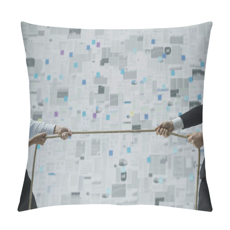 Personality  Business Competition And Challenges Pillow Covers