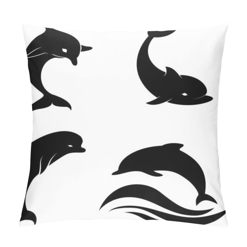 Personality  Dolphins Pillow Covers