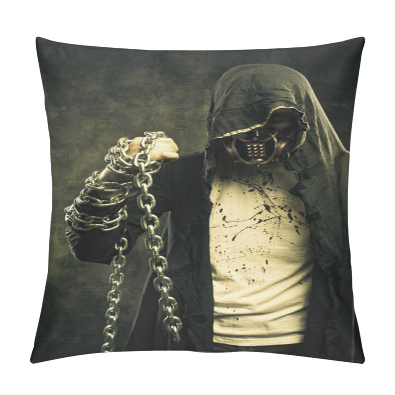 Personality  Gladiator Of Post Apocalyptic World Pillow Covers