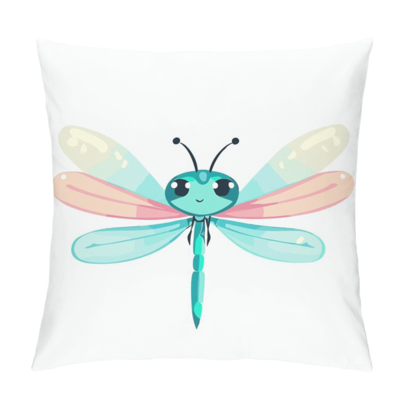 Personality  Insect, Cute Insect Vector Illustration For Bugs And Creepy,Crawly Designs Pillow Covers