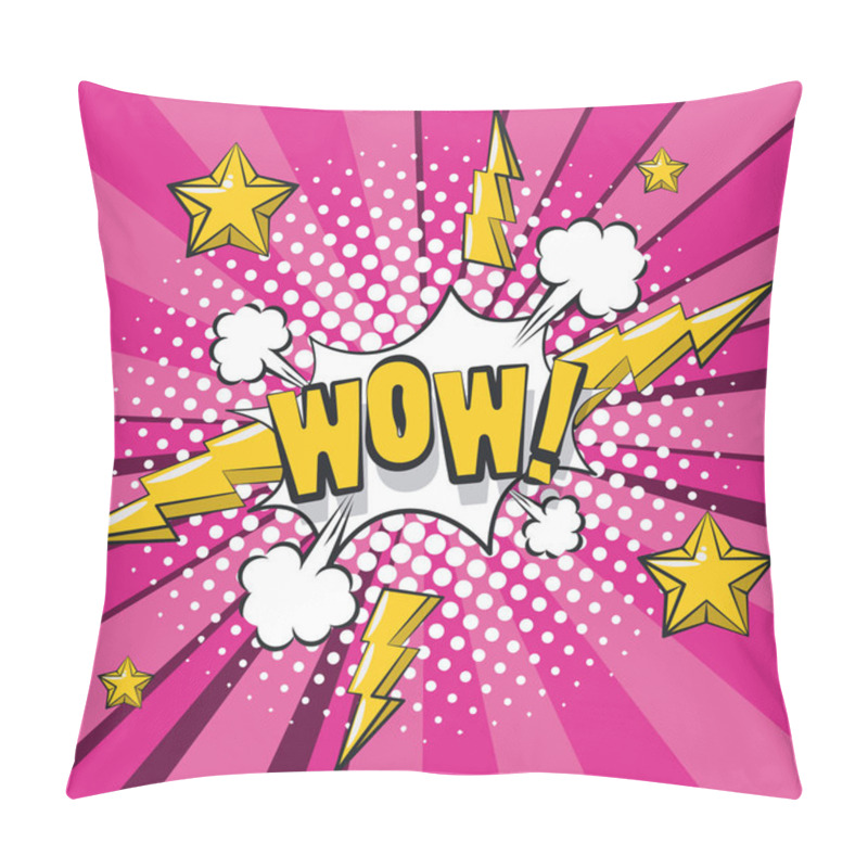 Personality  Pop Art Vibrant Retro Card Background Pillow Covers