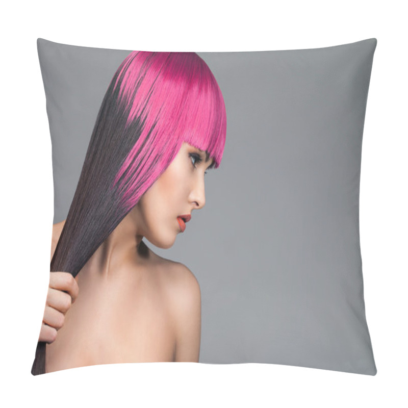 Personality  Creativity In The Beauty Salon Pillow Covers