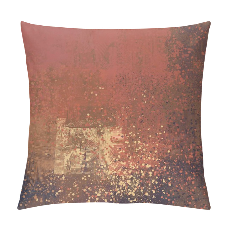 Personality  Grunge Background With Space For Text Or Image Pillow Covers