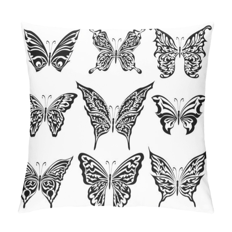 Personality  Set Of Butterflies Pillow Covers