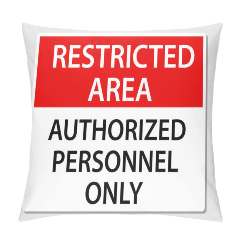 Personality  Authorized Personnel Only Sign Pillow Covers