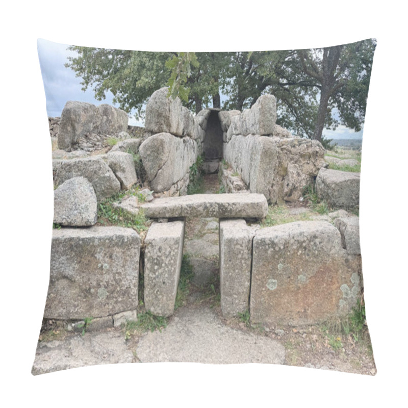 Personality  Tomb Of The Giants Of Madau In Fonni, Central Sardinia Pillow Covers